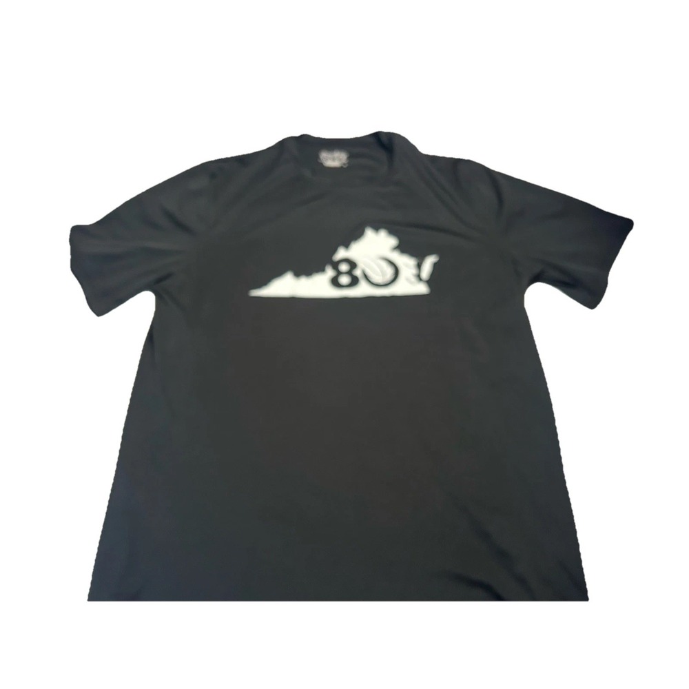 Men's Black Champion Tee Shirt Play Like A Champion Size Large (183)